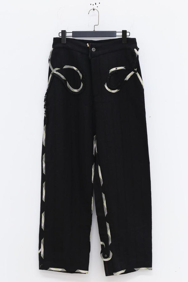 communs Black Selvedge Trousers SS23-P129C